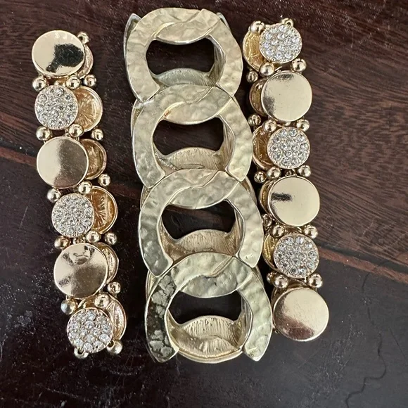 Gold Bracelet Bundle (4) - Picture 2 of 3
